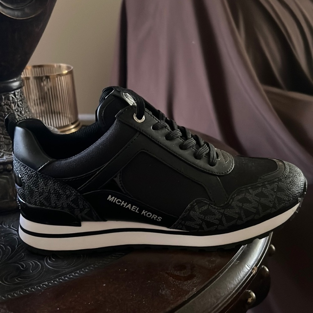 Michael Kors Black Tennis Shoes Size 8